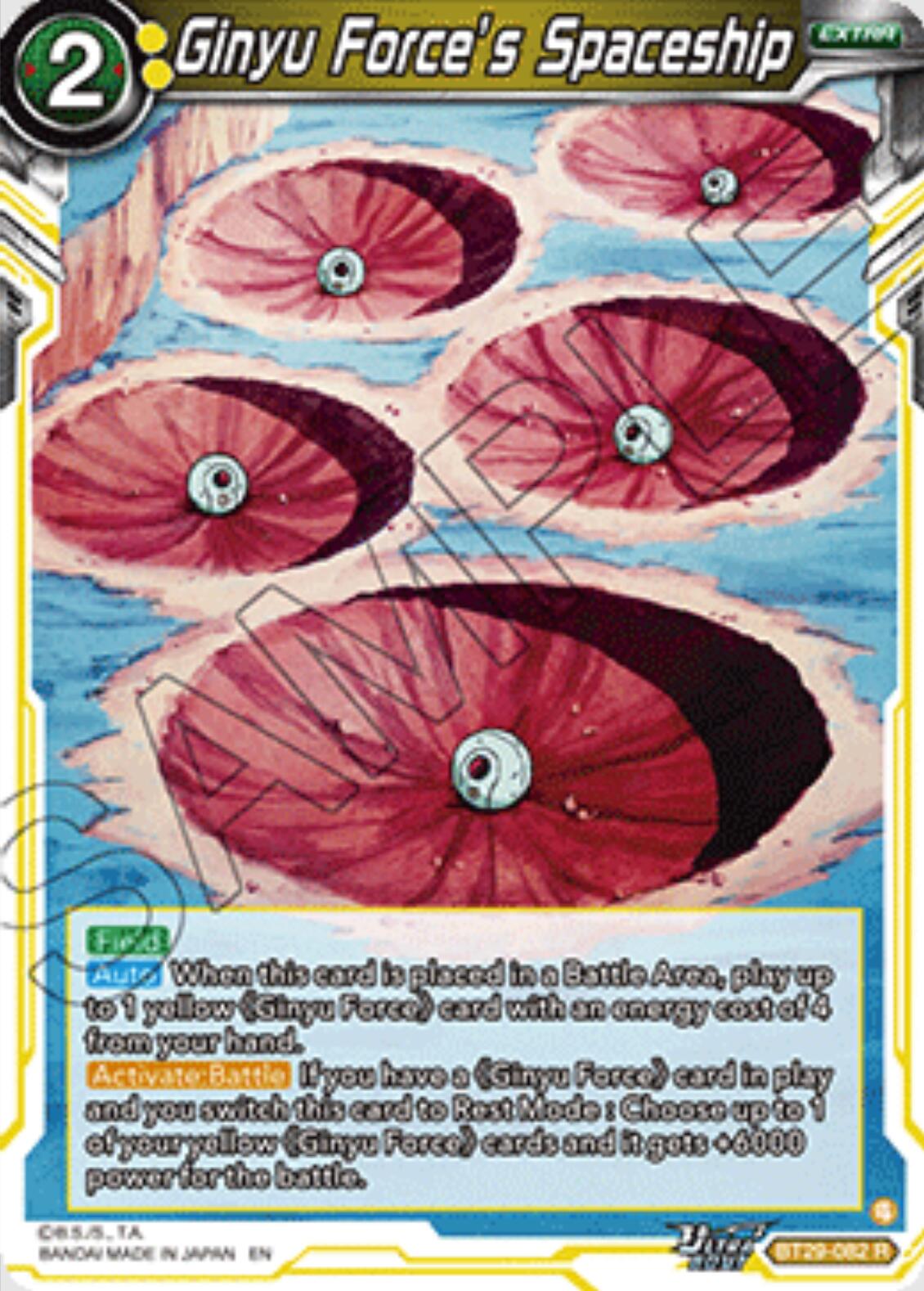Ginyu Force's Spaceship (BT29-082) [Fearsome Rivals] | Shuffle n Cut Hobbies & Games