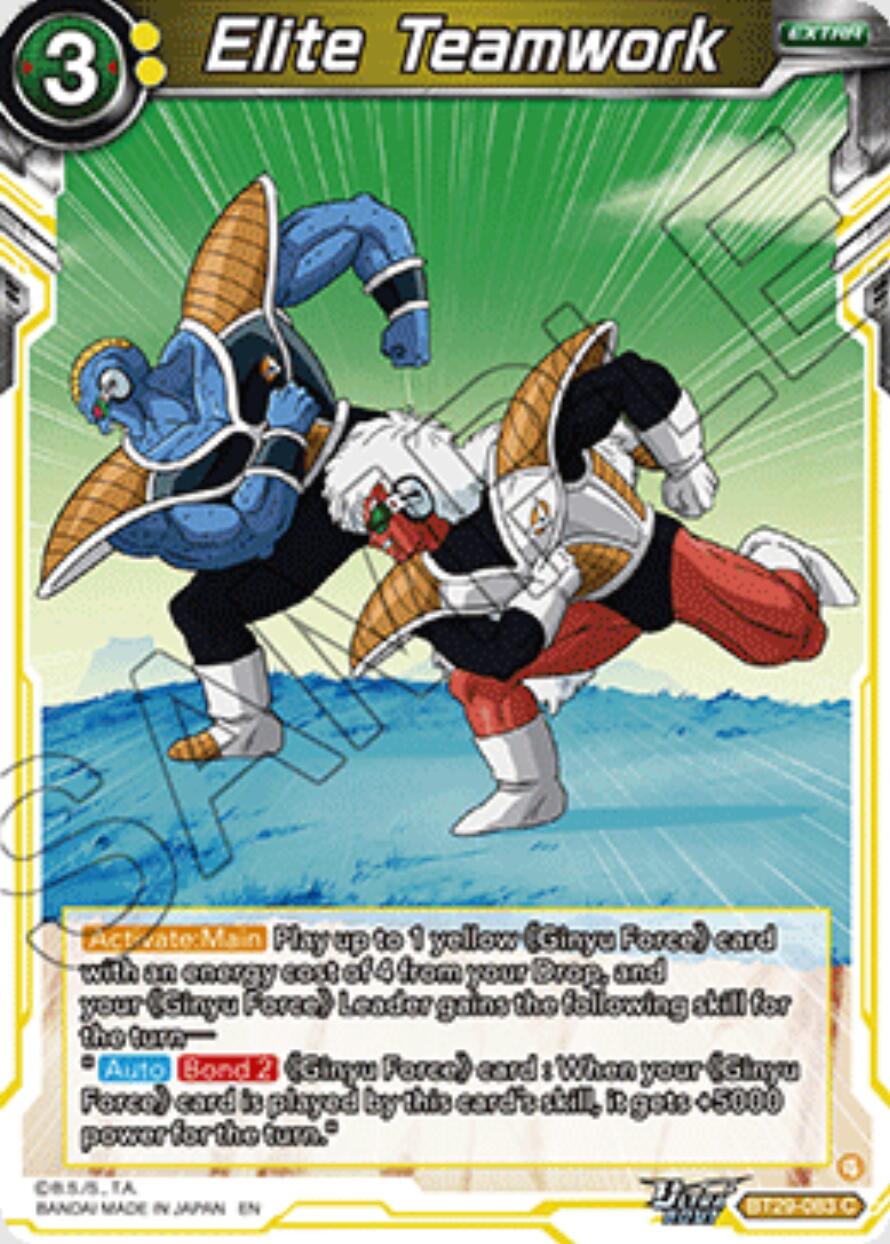 Elite Teamwork (BT29-083) [Fearsome Rivals] | Shuffle n Cut Hobbies & Games