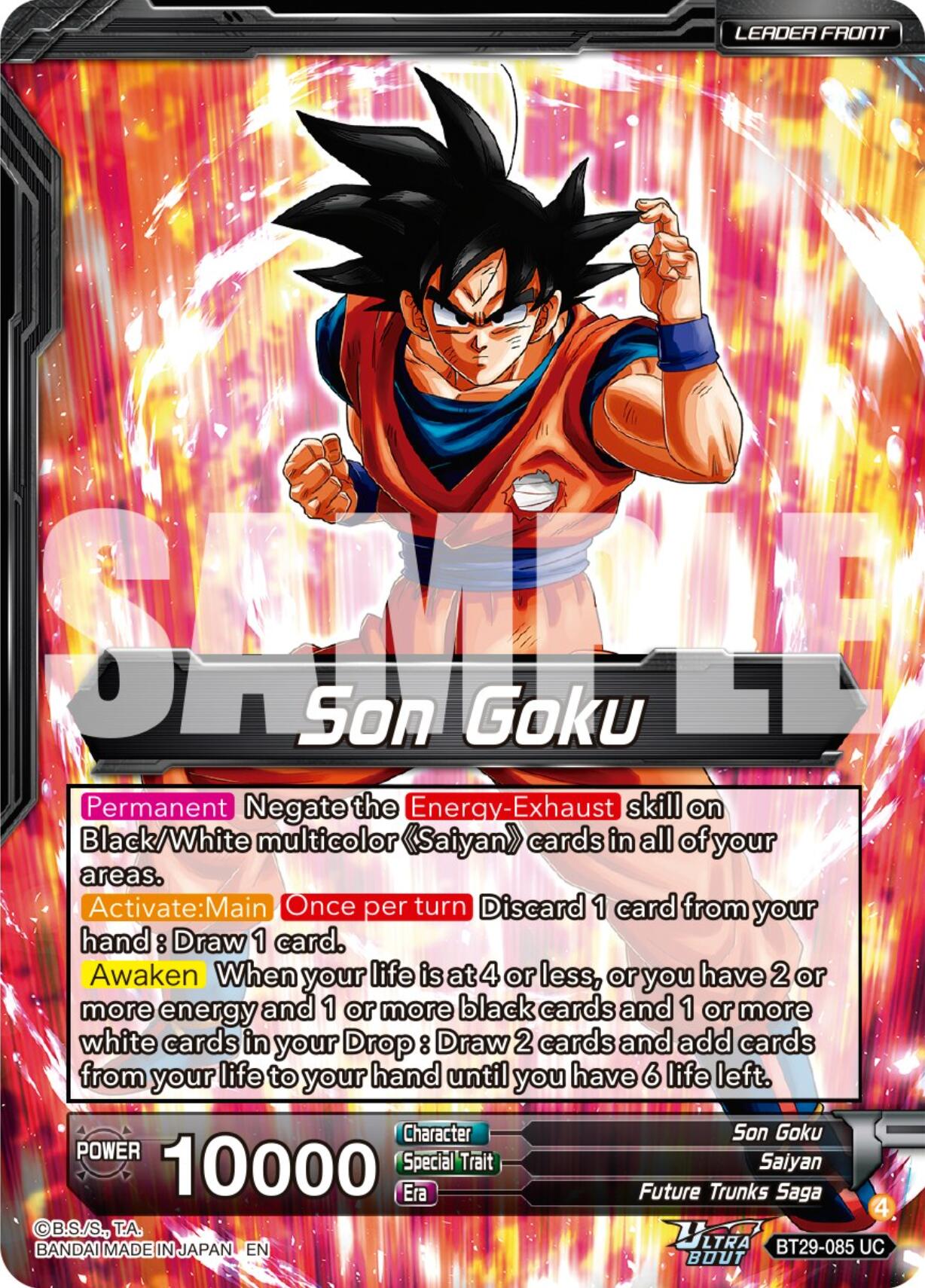 Son Goku // SSB Kaio-Ken Son Goku, Striking a God (SLR) (BT29-085) [Fearsome Rivals] | Shuffle n Cut Hobbies & Games