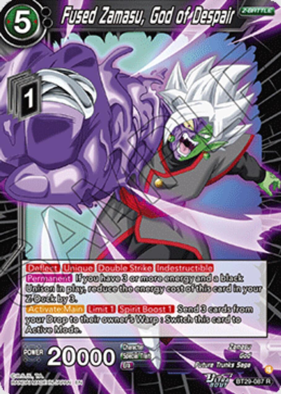 Fused Zamasu, God of Despair (BT29-087) [Fearsome Rivals] | Shuffle n Cut Hobbies & Games