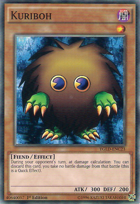Kuriboh [YGLD-ENC23] Common | Shuffle n Cut Hobbies & Games