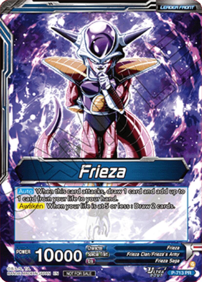 Frieza // Frieza, Unwavering Pride (Gold Stamped) (P-713) [Promotion Cards] | Shuffle n Cut Hobbies & Games