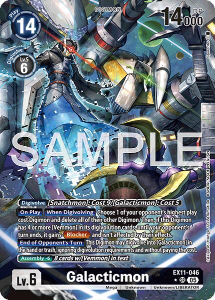 Galacticmon [EX11-046] (Alternate Art) [Dawn of Liberator] | Shuffle n Cut Hobbies & Games