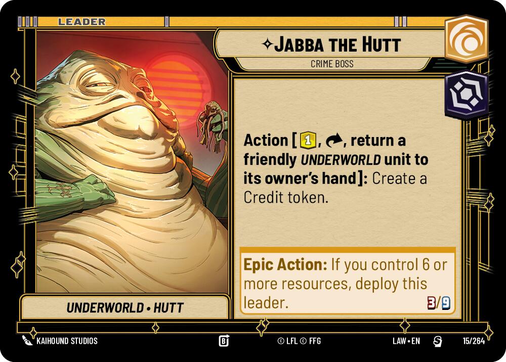 Jabba the Hutt - Crime Boss (15/264) (15/264) [A Lawless Time] | Shuffle n Cut Hobbies & Games
