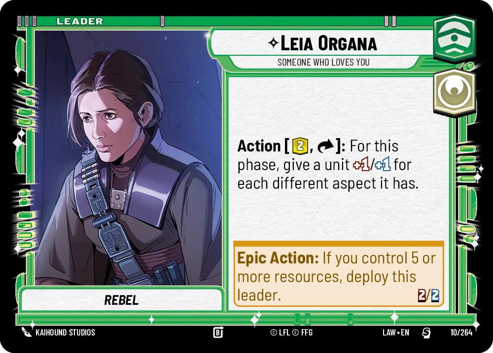 Leia Organa - Someone Who Loves You (10/264) (10/264) [A Lawless Time] | Shuffle n Cut Hobbies & Games