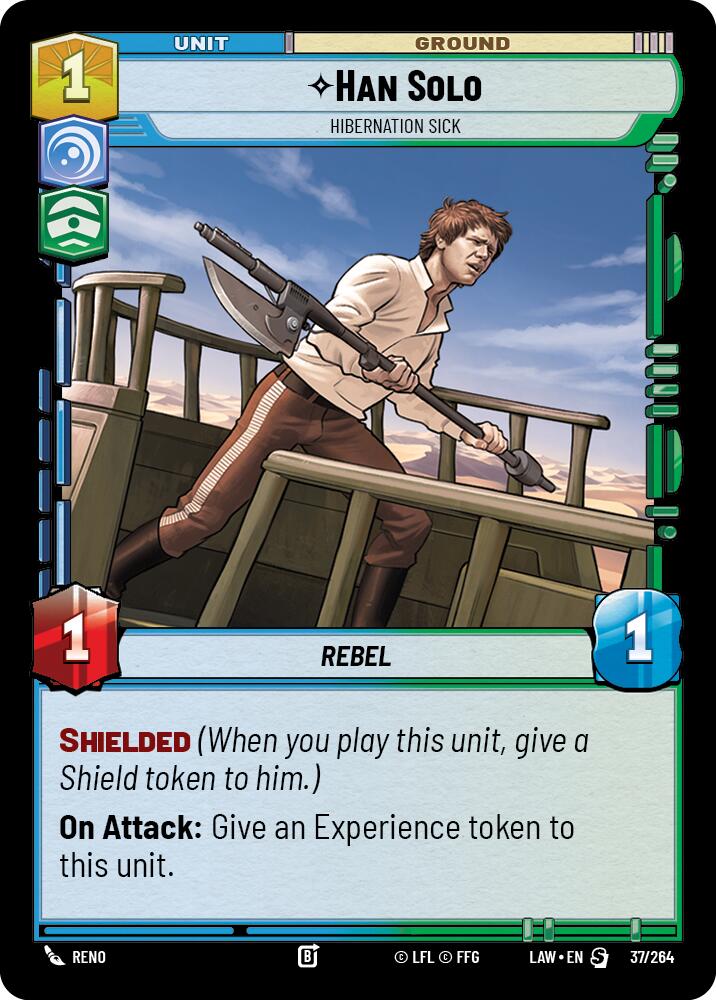 Han Solo - Hibernation Sick (37/264) (37/264) [A Lawless Time] | Shuffle n Cut Hobbies & Games