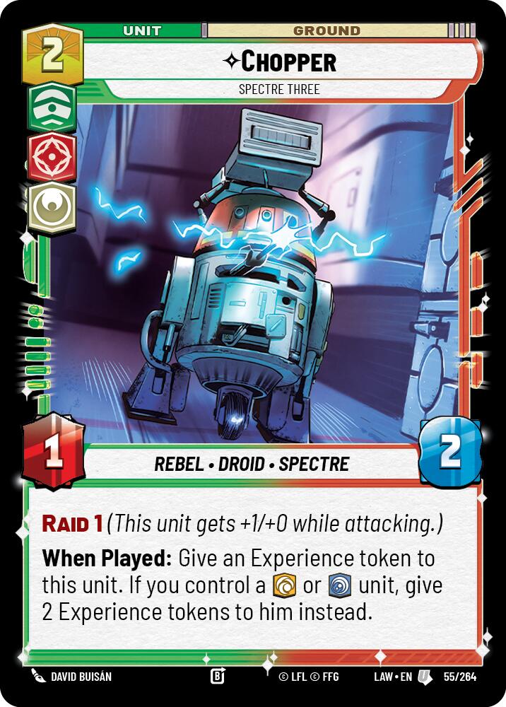 Chopper - Spectre Three (55/264) (55/264) [A Lawless Time] | Shuffle n Cut Hobbies & Games