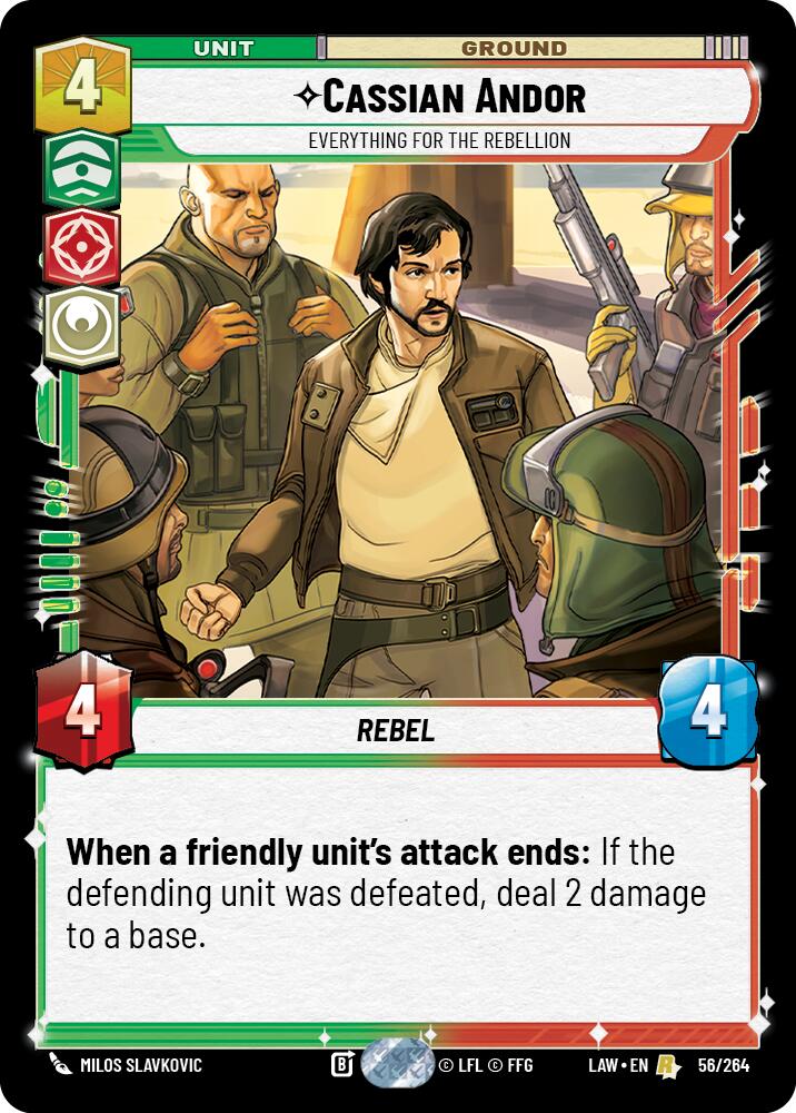 Cassian Andor - Everything for the Rebellion (56/264) (56/264) [A Lawless Time] | Shuffle n Cut Hobbies & Games