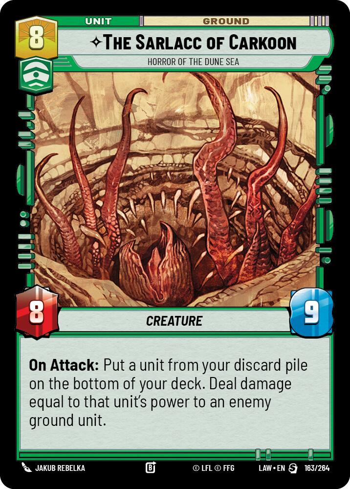 The Sarlacc of Carkoon - Horror of the Dune Sea (163/264) (163/264) [A Lawless Time] | Shuffle n Cut Hobbies & Games
