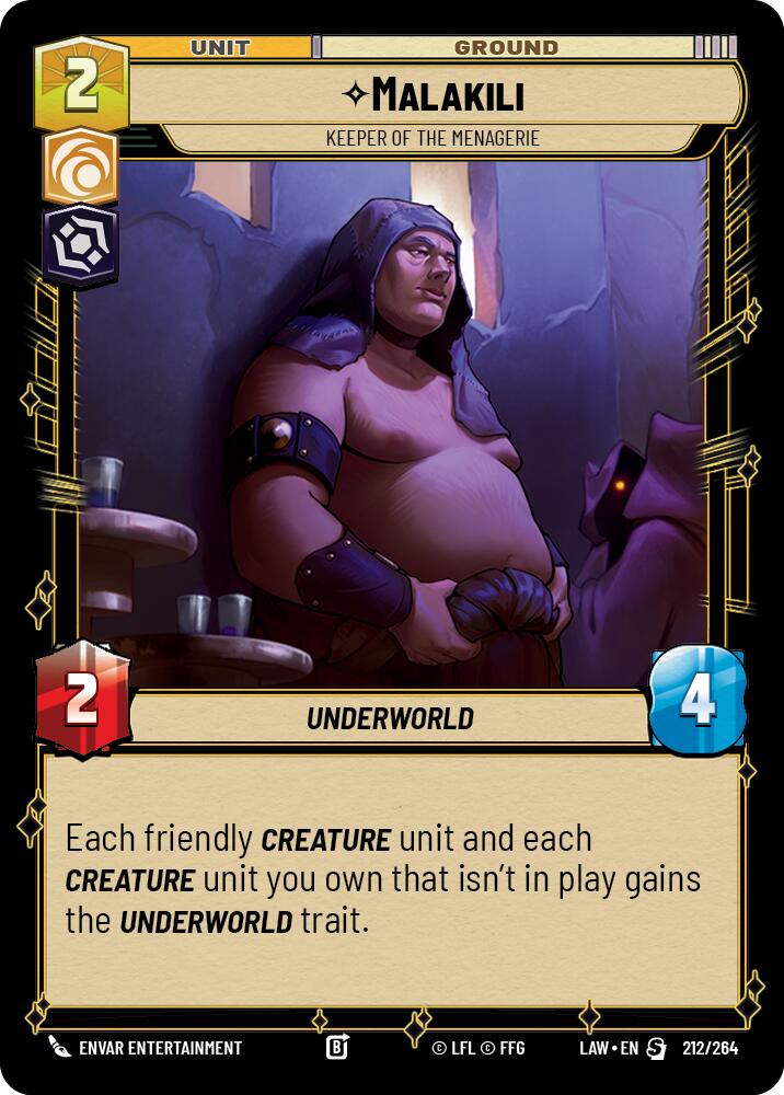 Malakili - Keeper of the Menagerie (212/264) (212/264) [A Lawless Time] | Shuffle n Cut Hobbies & Games