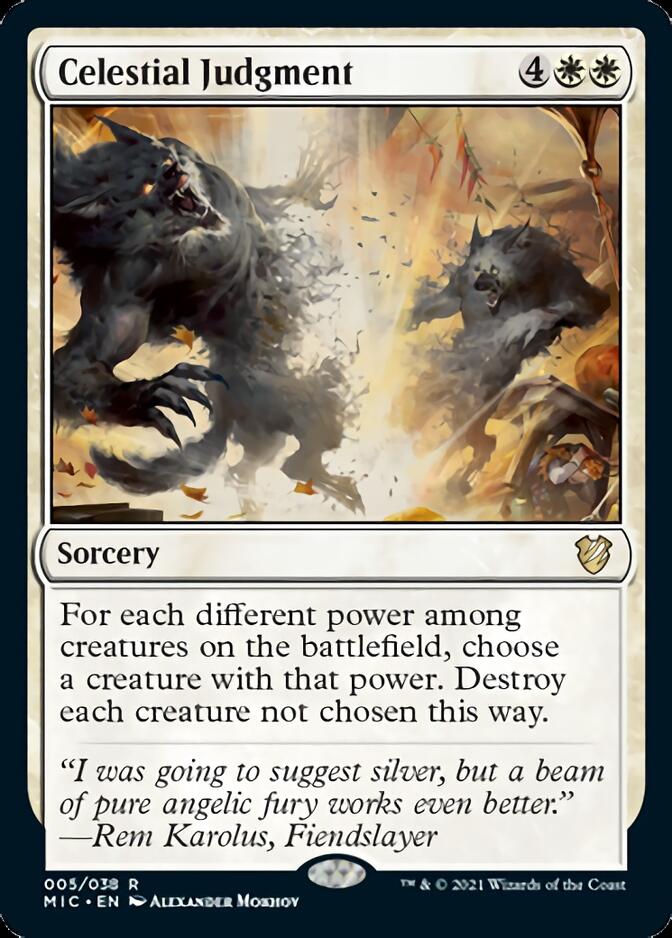Celestial Judgment [Innistrad: Midnight Hunt Commander] | Shuffle n Cut Hobbies & Games