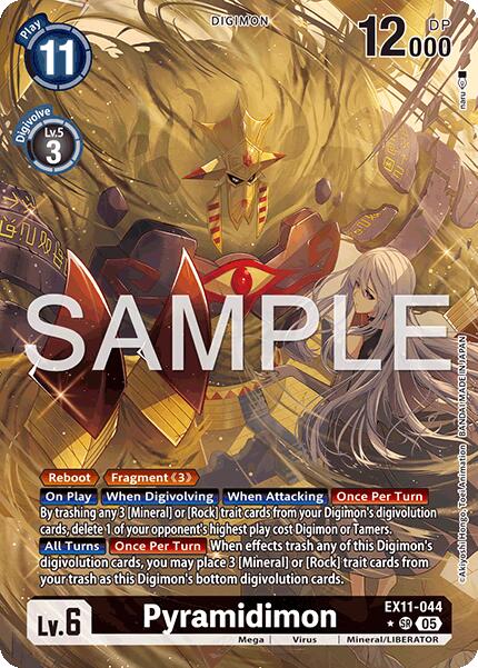 Pyramidimon [EX11-044] (Alternate Art) [Dawn of Liberator] | Shuffle n Cut Hobbies & Games
