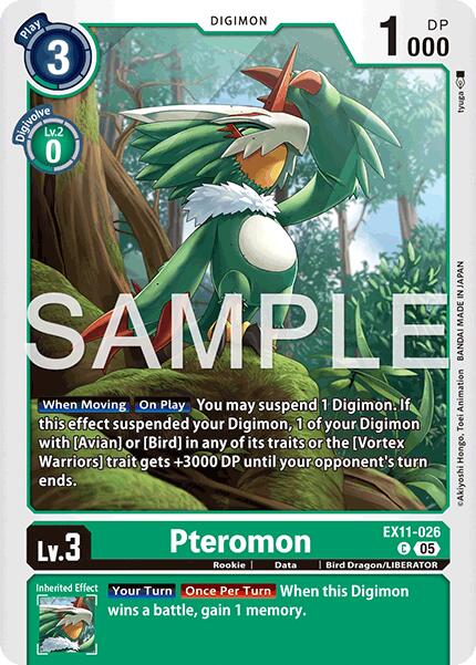 Pteromon [EX11-026] [Dawn of Liberator] | Shuffle n Cut Hobbies & Games