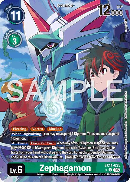 Zephagamon [EX11-035] (Alternate Art) [Dawn of Liberator] | Shuffle n Cut Hobbies & Games