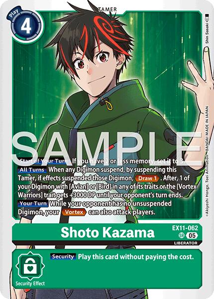 Shoto Kazama [EX11-062] [Dawn of Liberator] | Shuffle n Cut Hobbies & Games