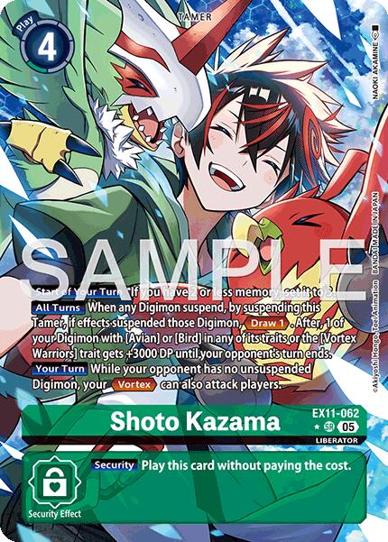 Shoto Kazama [EX11-062] (Alternate Art) [Dawn of Liberator] | Shuffle n Cut Hobbies & Games