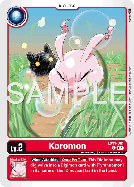Koromon [EX11-001] [Dawn of Liberator] | Shuffle n Cut Hobbies & Games