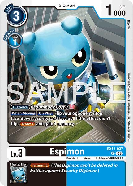 Espimon [EX11-037] [Dawn of Liberator] | Shuffle n Cut Hobbies & Games