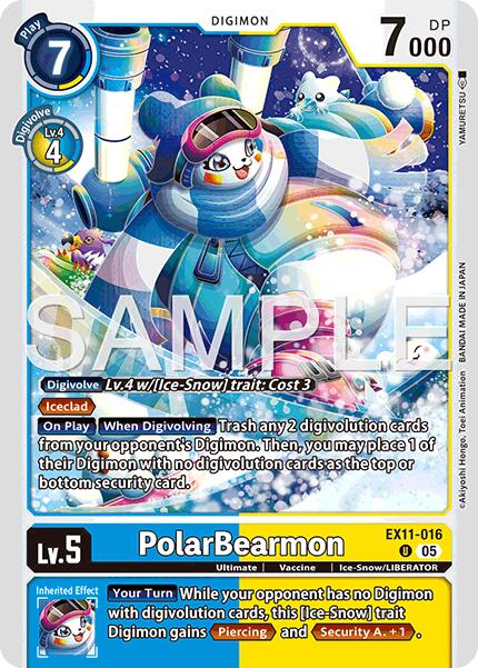 PolarBearmon [EX11-016] [Dawn of Liberator] | Shuffle n Cut Hobbies & Games