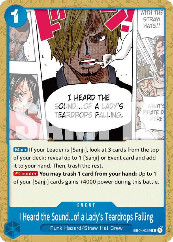 I Heard the Sound...of a Lady's Teardrops Falling [The Azure Sea's Seven] | Shuffle n Cut Hobbies & Games