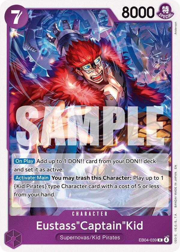 Eustass"Captain"Kid (EB04-039) [The Azure Sea's Seven] | Shuffle n Cut Hobbies & Games