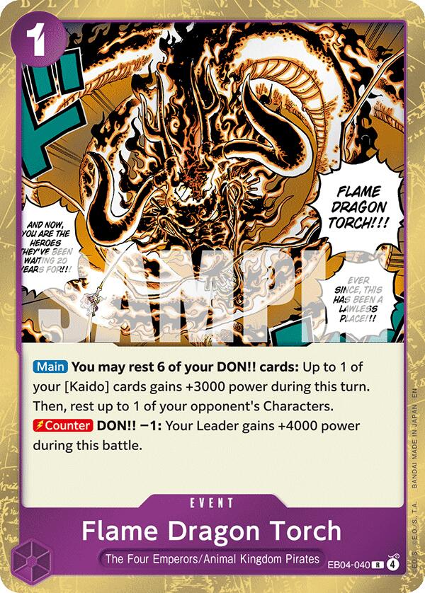 Flame Dragon Torch [The Azure Sea's Seven] | Shuffle n Cut Hobbies & Games