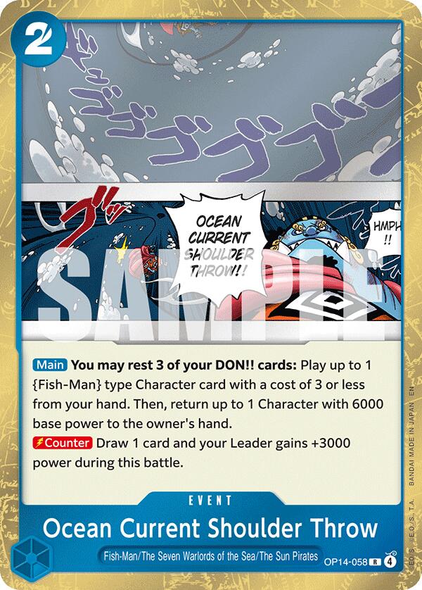 Ocean Current Shoulder Throw [The Azure Sea's Seven] | Shuffle n Cut Hobbies & Games