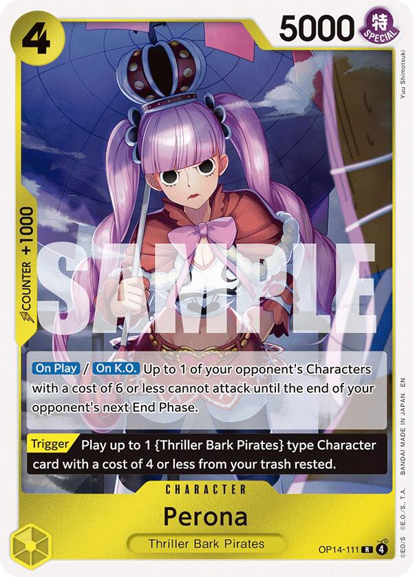 Perona (OP14-111) [The Azure Sea's Seven] | Shuffle n Cut Hobbies & Games