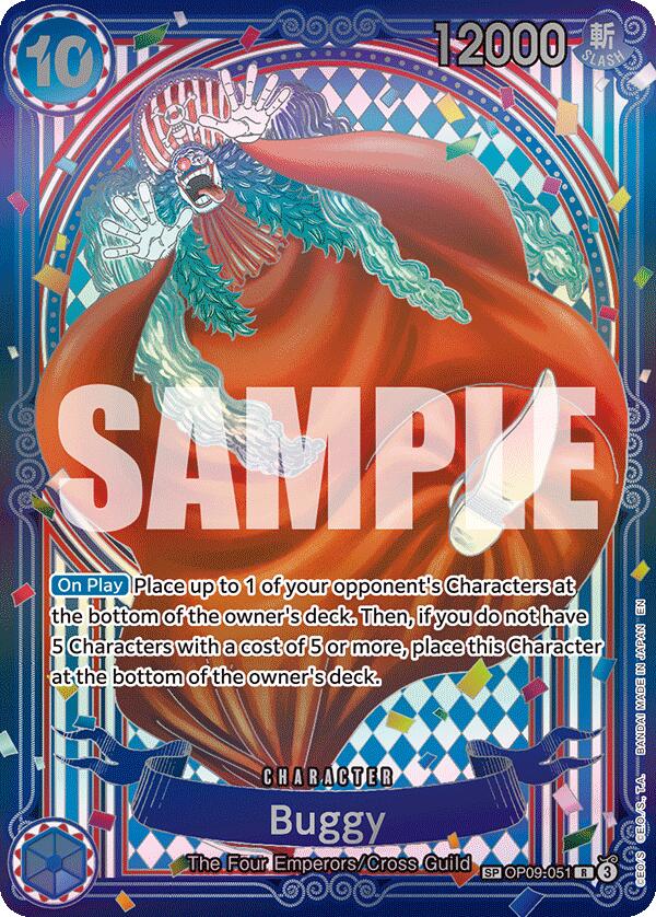 Buggy (OP09-051) (SP) [The Azure Sea's Seven] | Shuffle n Cut Hobbies & Games