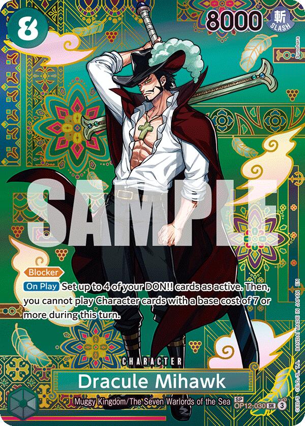 Dracule Mihawk (OP12-030) (SP) [The Azure Sea's Seven] | Shuffle n Cut Hobbies & Games