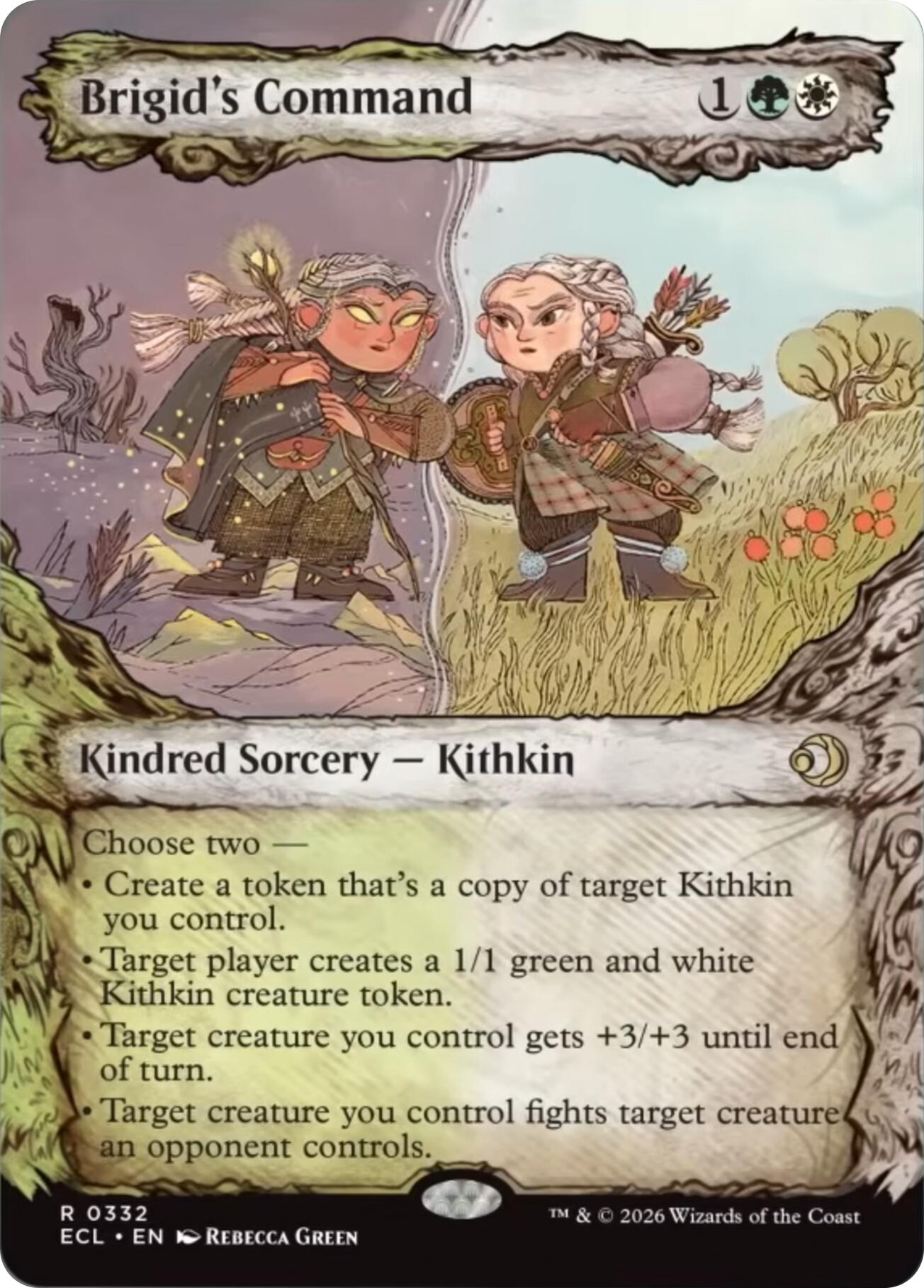 Brigid's Command (Showcase) [Lorwyn Eclipsed] | Shuffle n Cut Hobbies & Games