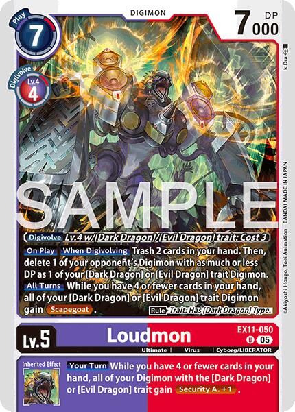 Loudmon [EX11-050] [Dawn of Liberator] | Shuffle n Cut Hobbies & Games