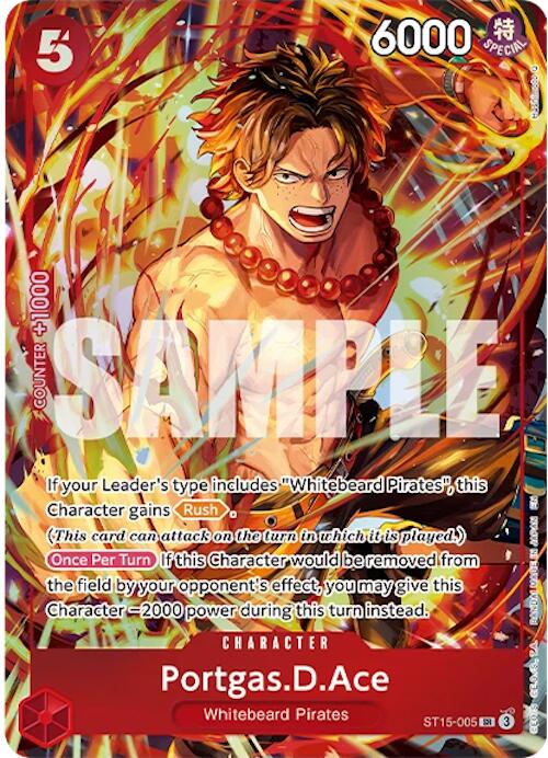 Portgas.D.Ace (Illustration Box Vol.5) [One Piece Promotion Cards] | Shuffle n Cut Hobbies & Games