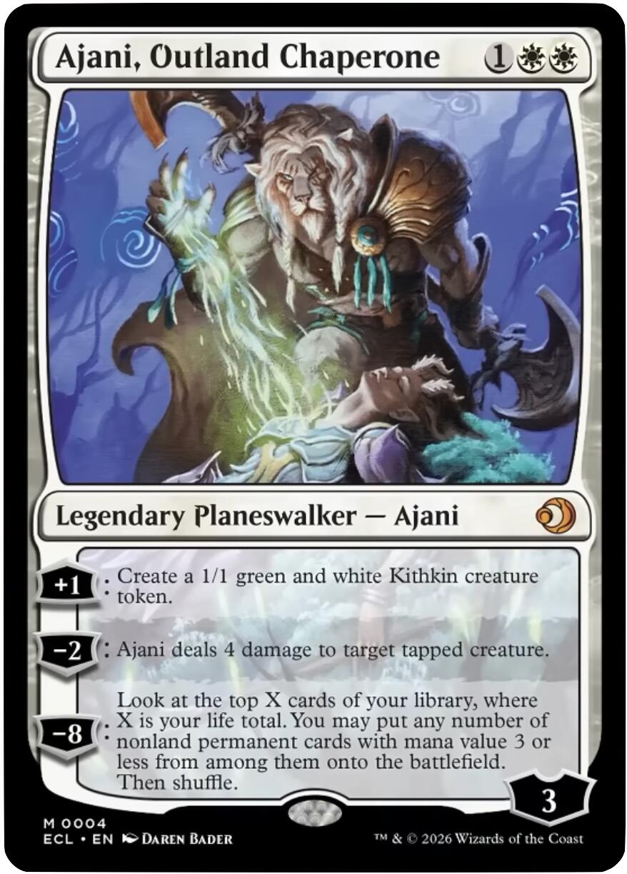 Ajani, Outland Chaperone [Lorwyn Eclipsed] | Shuffle n Cut Hobbies & Games