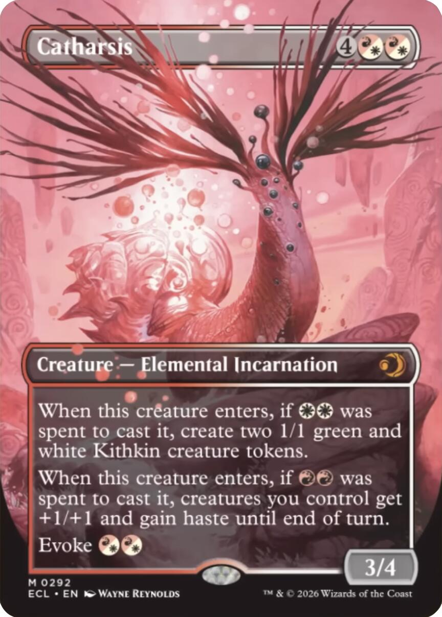 Catharsis (Borderless) [Lorwyn Eclipsed] | Shuffle n Cut Hobbies & Games