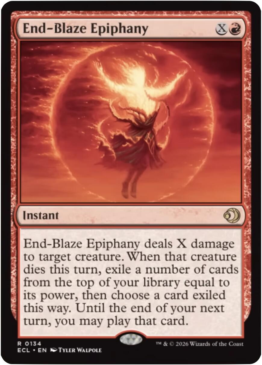 End-Blaze Epiphany [Lorwyn Eclipsed] | Shuffle n Cut Hobbies & Games