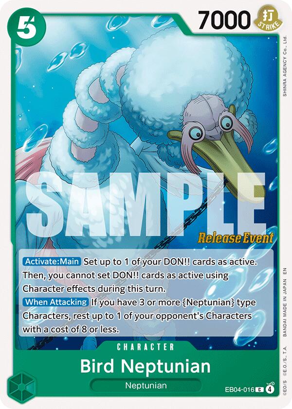 Bird Neptunian [The Azure Sea's Seven Release Event Cards] | Shuffle n Cut Hobbies & Games