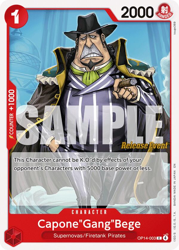 Capone"Gang"Bege [The Azure Sea's Seven Release Event Cards] | Shuffle n Cut Hobbies & Games