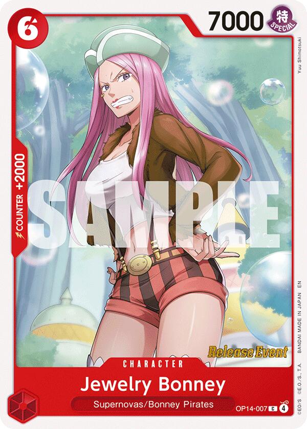 Jewelry Bonney [The Azure Sea's Seven Release Event Cards] | Shuffle n Cut Hobbies & Games