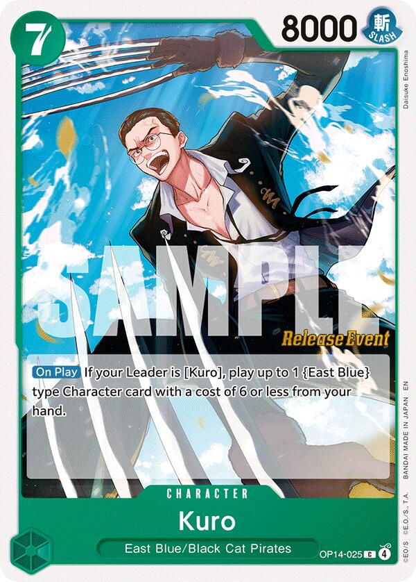 Kuro [The Azure Sea's Seven Release Event Cards] | Shuffle n Cut Hobbies & Games