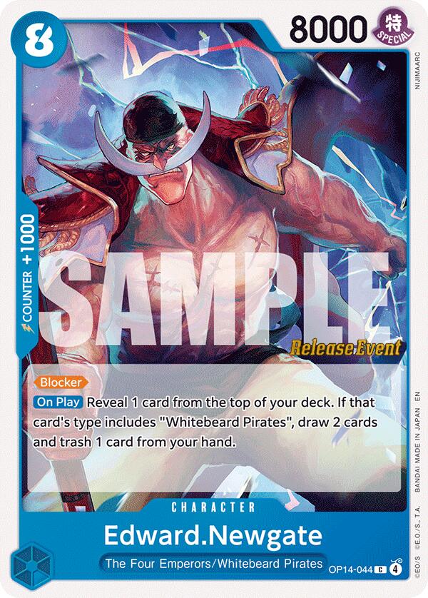 Edward.Newgate [The Azure Sea's Seven Release Event Cards] | Shuffle n Cut Hobbies & Games