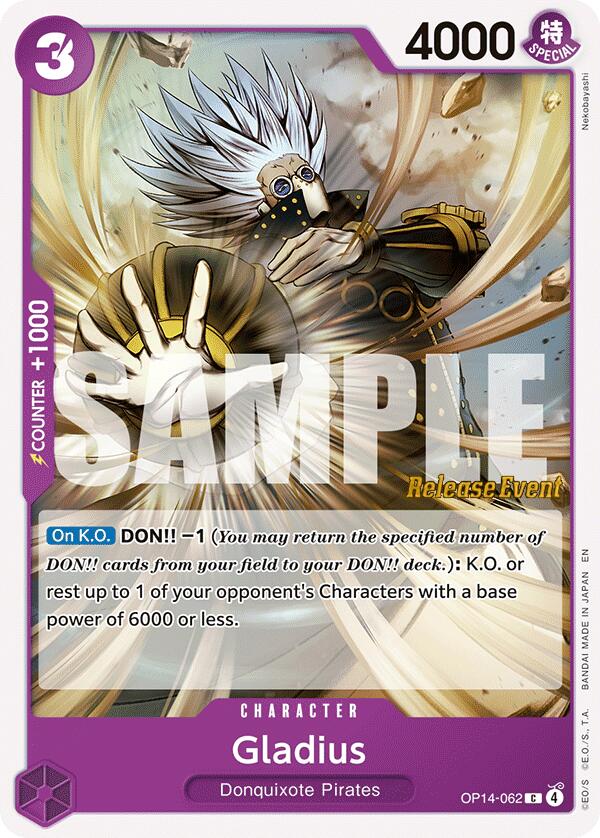 Gladius [The Azure Sea's Seven Release Event Cards] | Shuffle n Cut Hobbies & Games