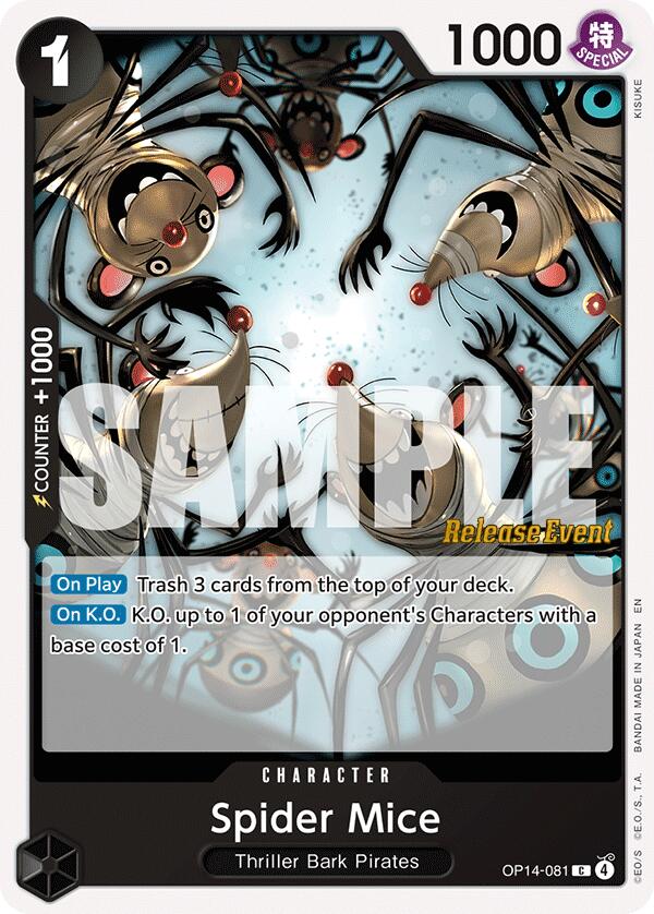 Spider Mice [The Azure Sea's Seven Release Event Cards] | Shuffle n Cut Hobbies & Games