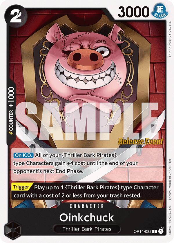Oinkchuck [The Azure Sea's Seven Release Event Cards] | Shuffle n Cut Hobbies & Games