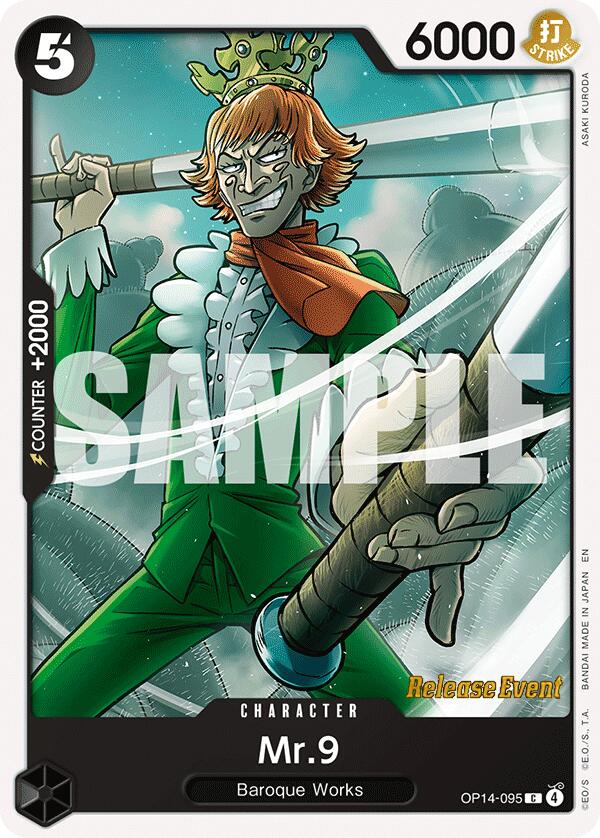Mr.9 [The Azure Sea's Seven Release Event Cards] | Shuffle n Cut Hobbies & Games