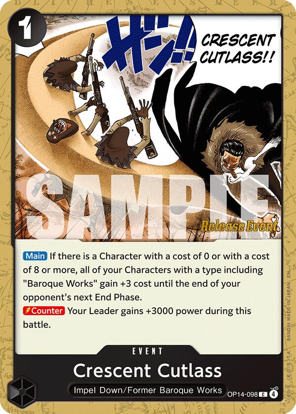 Crescent Cutlass [The Azure Sea's Seven Release Event Cards] | Shuffle n Cut Hobbies & Games