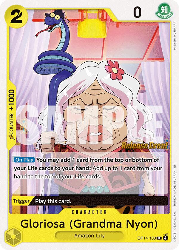 Gloriosa (Grandma Nyon) [The Azure Sea's Seven Release Event Cards] | Shuffle n Cut Hobbies & Games