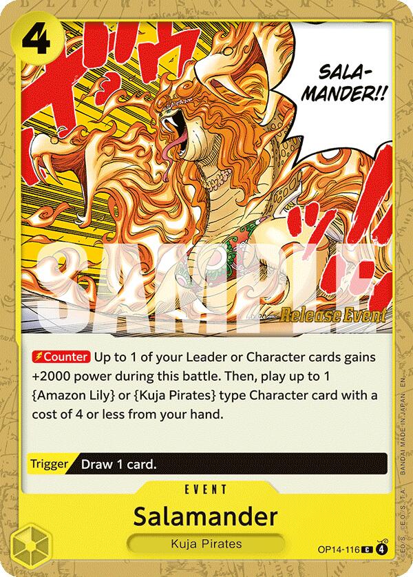 Salamander [The Azure Sea's Seven Release Event Cards] | Shuffle n Cut Hobbies & Games