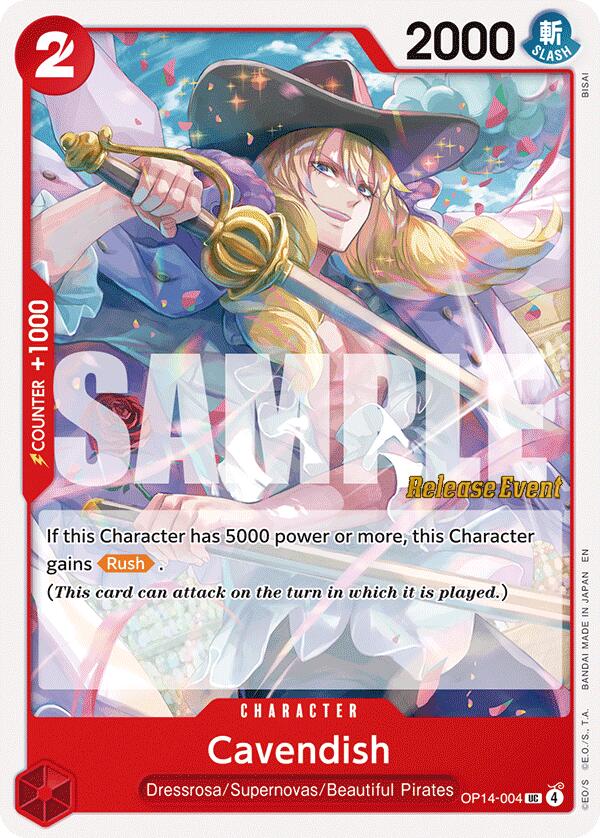 Cavendish [The Azure Sea's Seven Release Event Cards] | Shuffle n Cut Hobbies & Games