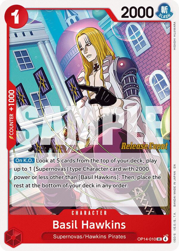 Basil Hawkins [The Azure Sea's Seven Release Event Cards] | Shuffle n Cut Hobbies & Games
